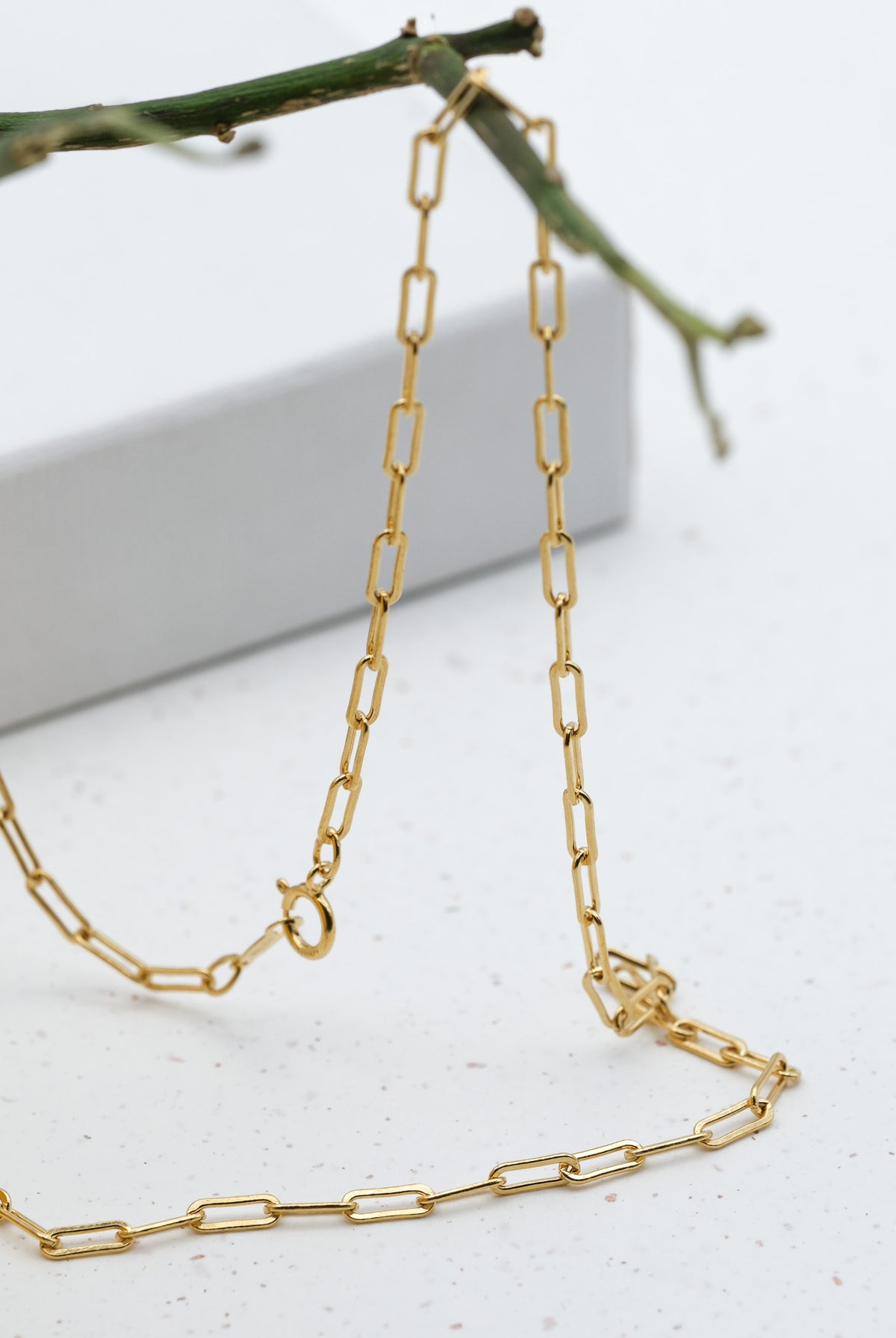 paper clip retizek na krk