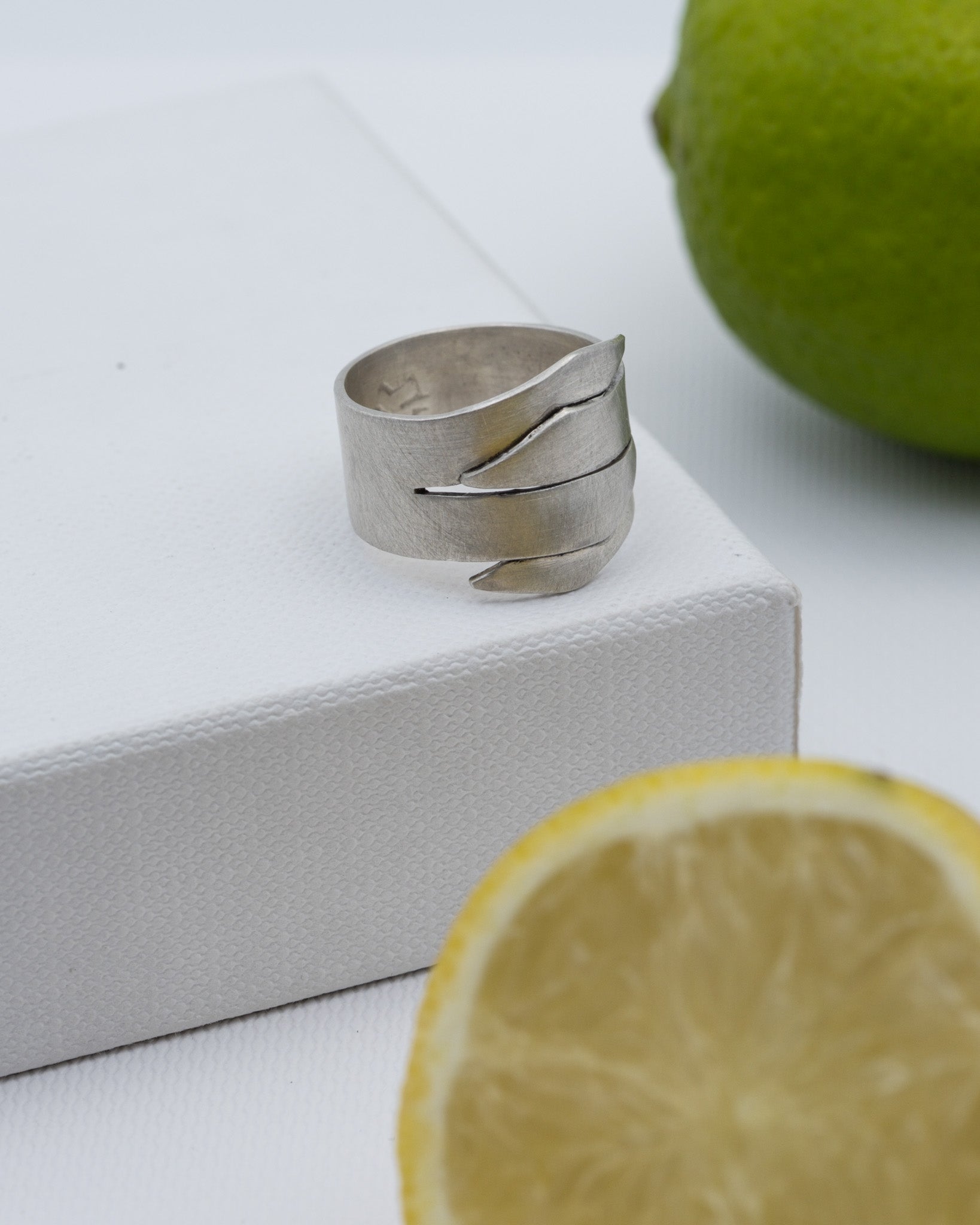 stribrny prsten masivni unisex