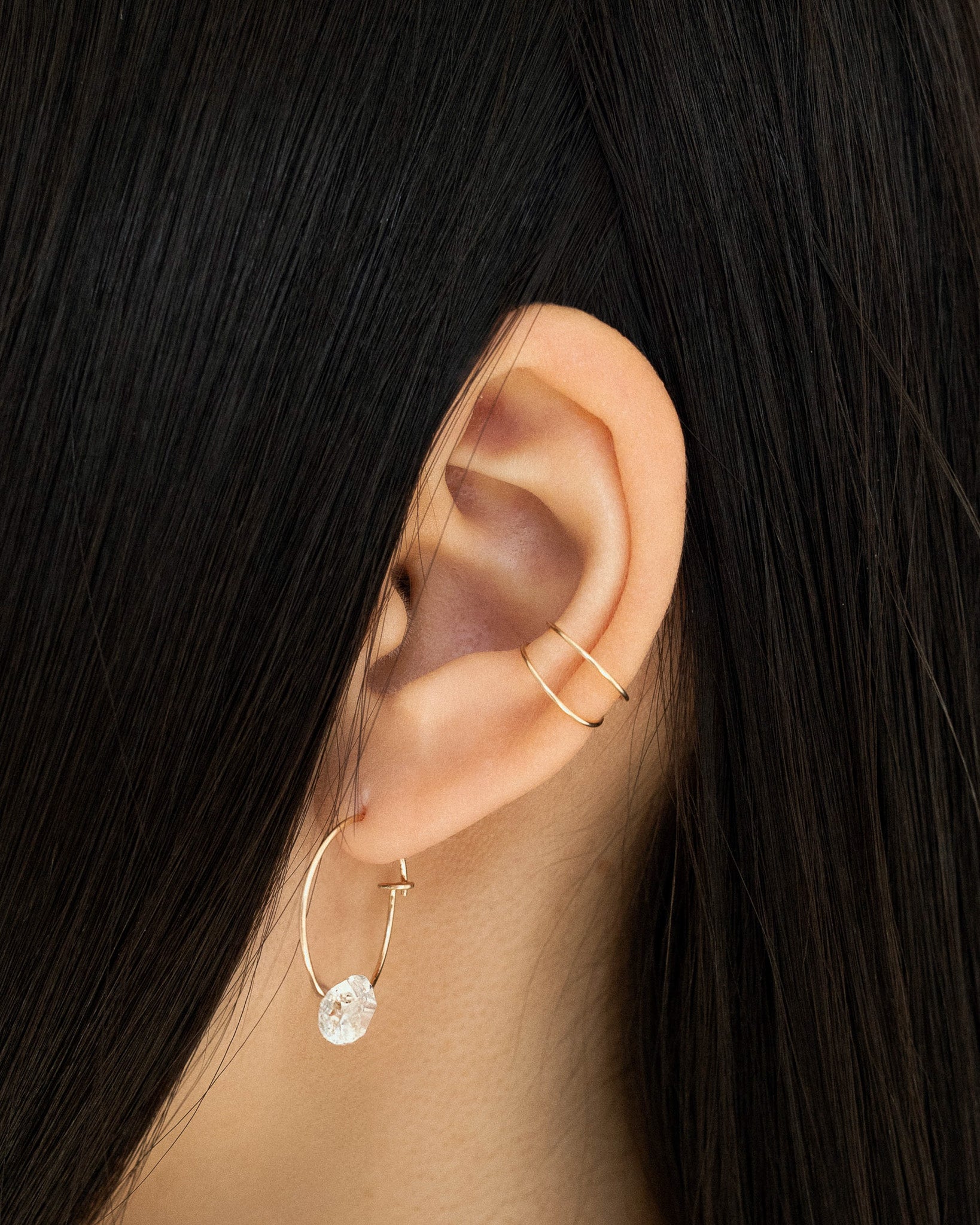 earcuff nausnice zlatá